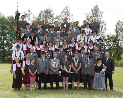 Gruppenbild der Schützengesellschaft Mitterteich